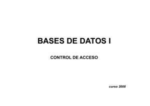 BASES DE DATOS I