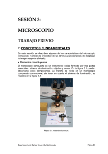 sesión 3: microscopio - Universidad de Granada
