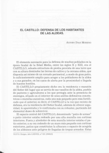 EL CASTILLO: DEFENSA DE LOS HABITANTES DE LAS ALDEAS.