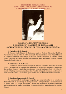 Causa de beatificación y canonización - Diócesis Coria