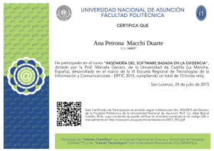 Ana Petrona Macchi Duarte - ertic - Universidad Nacional de Asunción