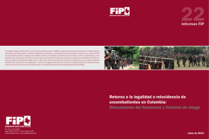 Retorno a la legalidad o reincidencia de excombatientes en Colombia