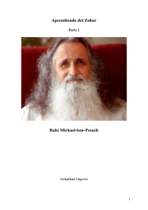 Aprendiendo del Zohar Rabí Michael-ben-Pesach
