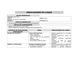 indicadores de logro - Colegio Santa María