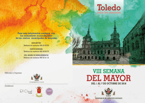 Semana del Mayor - Ayuntamiento de Toledo