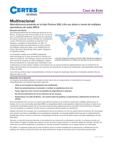 Multinacional - Certes Networks