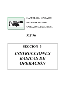 instrucciones basicas de operación