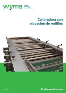 Wyma Lift Roller Sizer Brochure Spanish