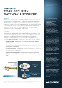 EMAIL SECURITY GATEWAY AnYWHERE