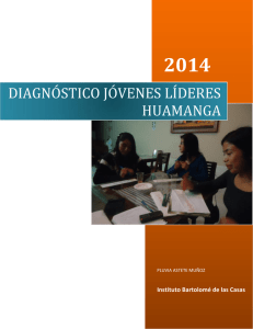 Diagnóstico de jóvenes líderes en Huamanga
