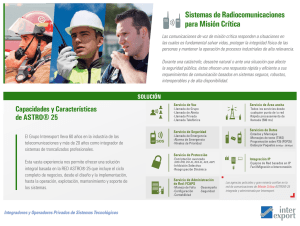 Sistemas de Radiocomunicaciones para Misión Crítica