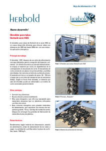 PDF: Shredder para tubos Herbold serie HOS