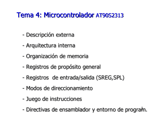 Tema 4: Microcontrolador AT90S2313