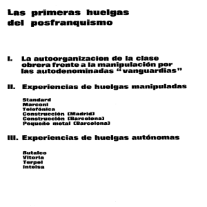 (1976), “Las primeras huelgas del postfranquismo”