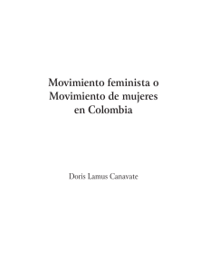 Movimiento feminista o Movimiento de mujeres en Colombia