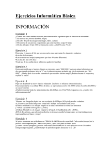 Ejercicios Informática Básica INFORMACIÓN