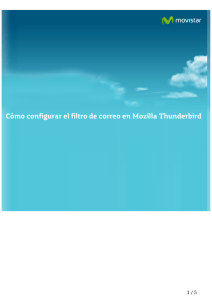 Cómo configurar el filtro de correo en Mozilla Thunderbird