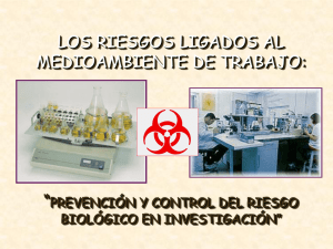 Riesgo biológico en investigación