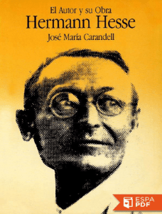 Hermann Hesse, el autor y su obra