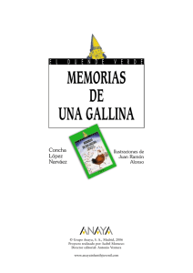 memorias de una gallina - Anaya Infantil y Juvenil