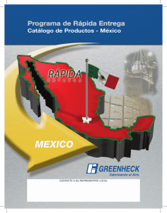 A través de los Representantes de ventas de Greenheck en México
