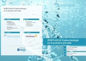 JORNADAS Endocrinología en la práctica privada