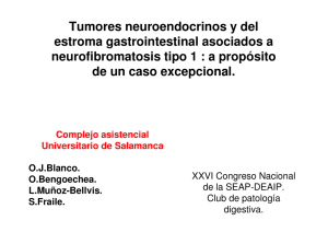 Tumores neuroendocrinos y del estroma gastrointestinal asociados