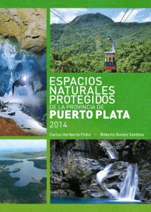 8 MB Espacios Naturales Protegidos de la Provincia de Puerto Plata