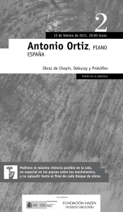 Antonio Ortiz, piano