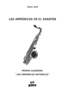 los armónicos en el saxofón