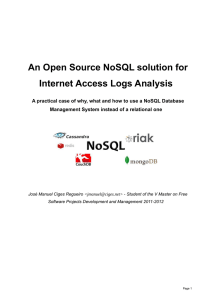 An Open Source NoSQL solution for Internet Access Logs Analysis