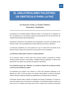 Las Naciones Unidas y el Estado Palestino - ADL - Anti