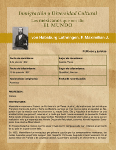 von Habsburg Lothringen, F. Maximilian J.