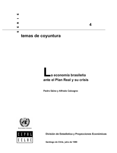 Plan Real - Comisión Económica para América Latina y el Caribe