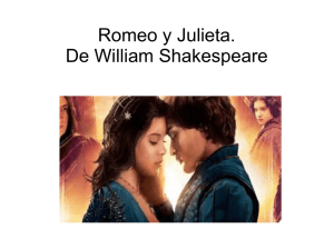 Romeo y Julieta. De William Shakespeare