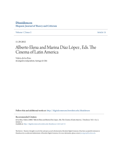 Alberto Elena and Marina Díaz López , Eds. The Cinema of Latin