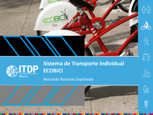 Sistema de Transporte Individual ECOBICI