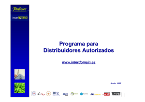 Programa para Distribuidores Autorizados