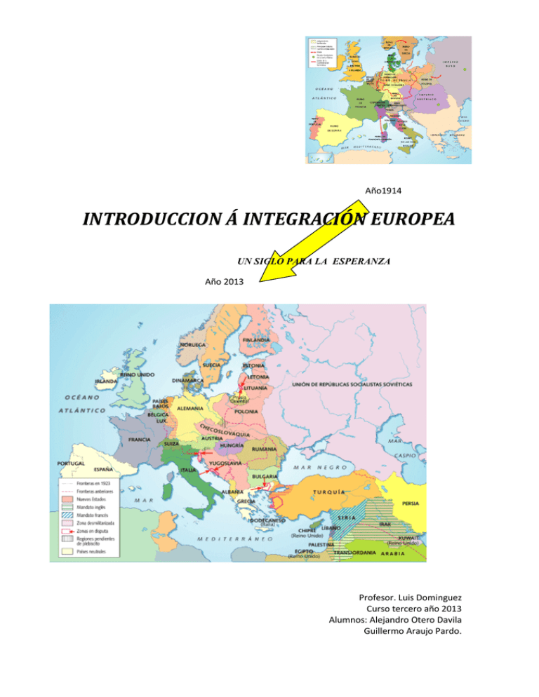 Introduccion Integraci N Europea