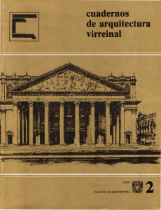 Cuaderno Arquitectura Virreinal 2 - Facultad de Arquitectura