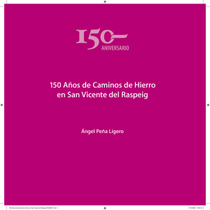 150 Años de Caminos de Hierro en San Vicente del Raspeig Ángel