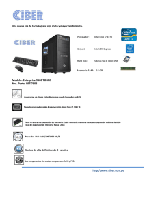 http://www.ciber.com.pe Modelo: Enterprise 9500 TORRE Nro. Parte