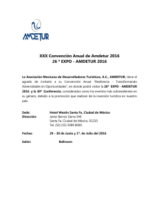 XXX Convención Anual de Amdetur 2016 26 ª EXPO