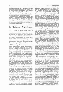 La Tristeza America~a - Revista de la Universidad de México
