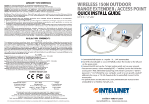 wireless 150n outdoor range extender / access point