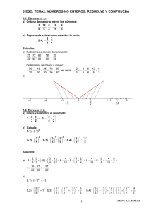 3ºeso: tema2. números no enteros: resuelve y