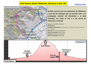 Ruta a Sant Ramon en PDF