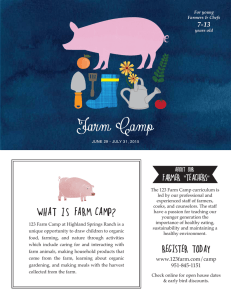 2016 Farm Camp Flyer BUSD
