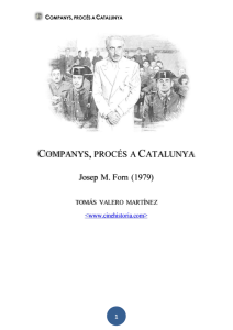 Companys, procés a Catalunya