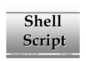 Shell-script - A/S Leonardo Carámbula